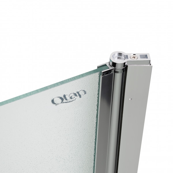 Штора на ванну Qtap Standard CRM407513APR скло Pear 6 мм, 75х140 см, права