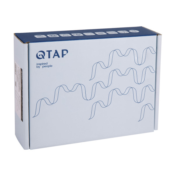 Смеситель для раковины Qtap Swan Cascada QTSWA270CRW45568 Chrome/White