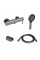 Комплект для душа Qtap Robin Black Chrome: Смеситель QTROB4060102K + Держатель QT829910842854GRP + Шланг QTHADPVC160G +Лейка QTRUCA120R3GRP