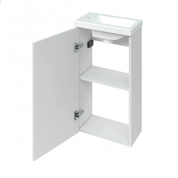 Тумба навісна з умив. Комо 40 (біла) 700 Пр