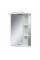 Шафа з дзеркалом з поличками і підсвіткою 55см Ліва