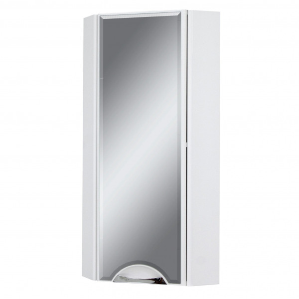 Навісний шкафчик 80*37*37 кут з дз-лом,фацет,вр.р. Л (Дз.ш)