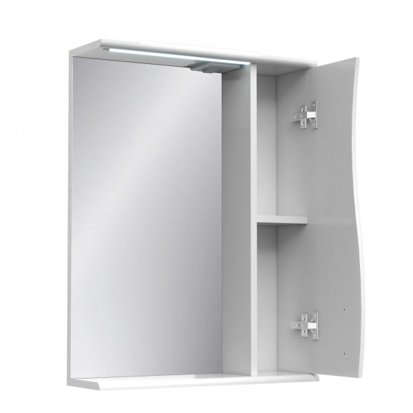 Дз.з св.з шкаф 55 роз, хвиля, біле, П