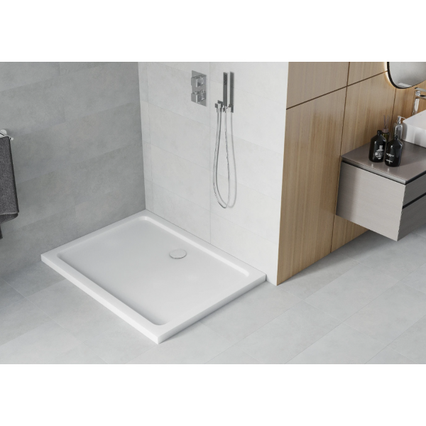 Душовий піддон MEXEN FLAT 110x100 WHITE