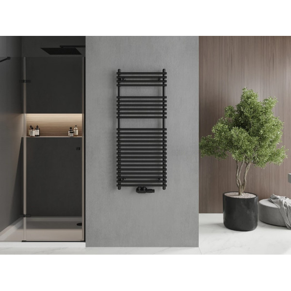 Сушка для рушників MEXEN SOL 120х60 BLACK водяна