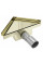 Трап для душу MEXEN FLAT 20x20 GOLD золотий кутовий *
