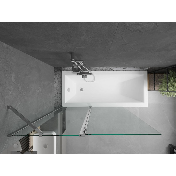 Шторка для ванни MEXEN FLIP 120 CHROME рухлива