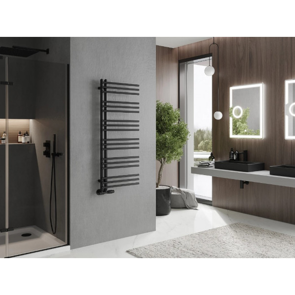 Сушка для рушників MEXEN NEPTUN 120х50 BLACK водяна