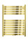 Сушка для рушників MEXEN URAN 80х60 GOLD водяна