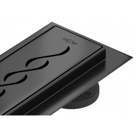Трап для душу MEXEN FLAT 60 M18 BLACK чорний