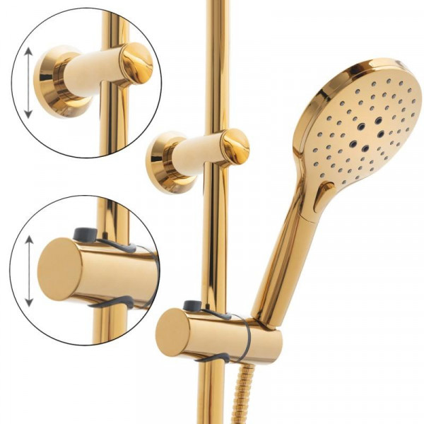 Душевой гарнитур YOKA OMAN 25 THERM GOLD *