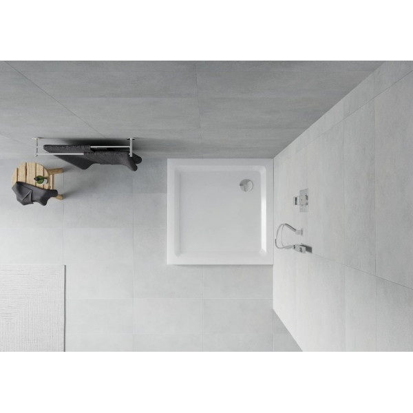 Душовий піддон MEXEN FLAT 100x100 WHITE