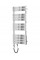 Сушка для рушників MEXEN CERES 120х50 CHROME 600W електричний