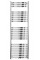 Сушка для рушників MEXEN URAN 180х60 CHROME водяна