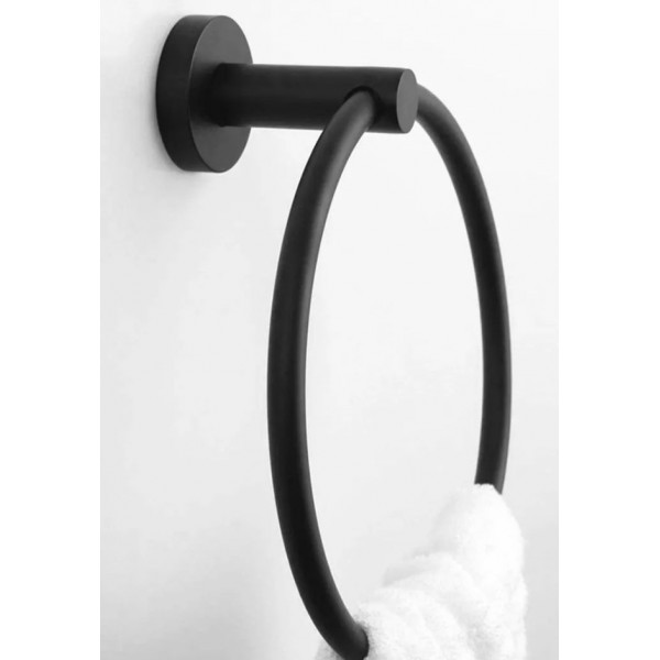 Рушникотримувач кільце REA 332915A MIST 05 BLACK