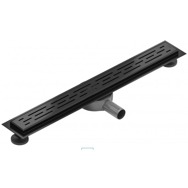 Трап для душу MEXEN FLAT 50 M01 BLACK 360° чорний