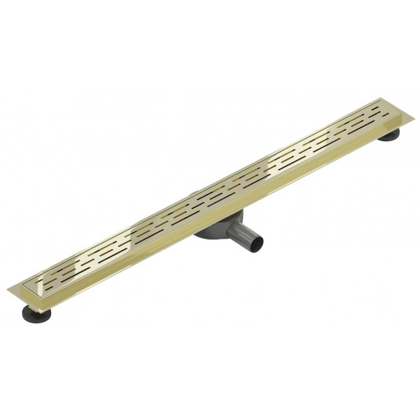 Трап для душу MEXEN FLAT 90 M01 GOLD 360° золотий