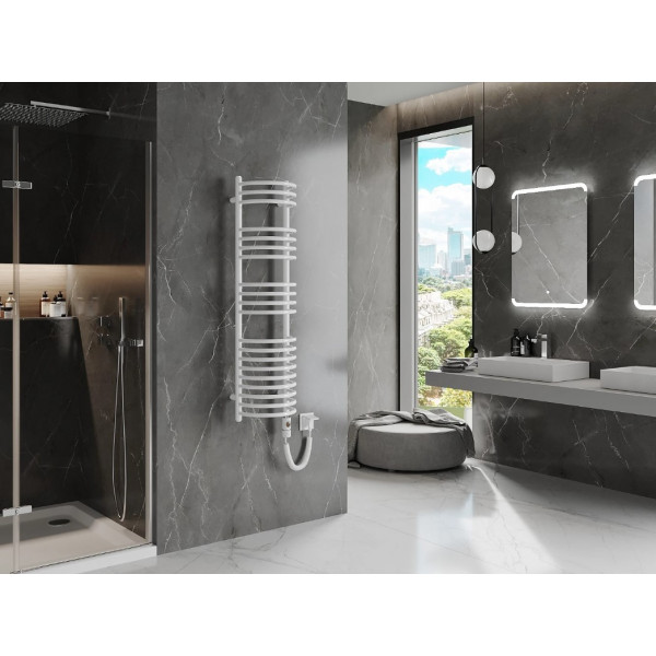 Сушка для рушників MEXEN EROS 120х31 WHITE 600W електрична