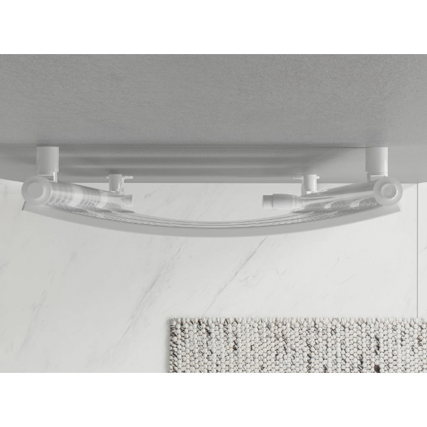 Сушка для рушників MEXEN BACHUS 160х50 WHITE водяна