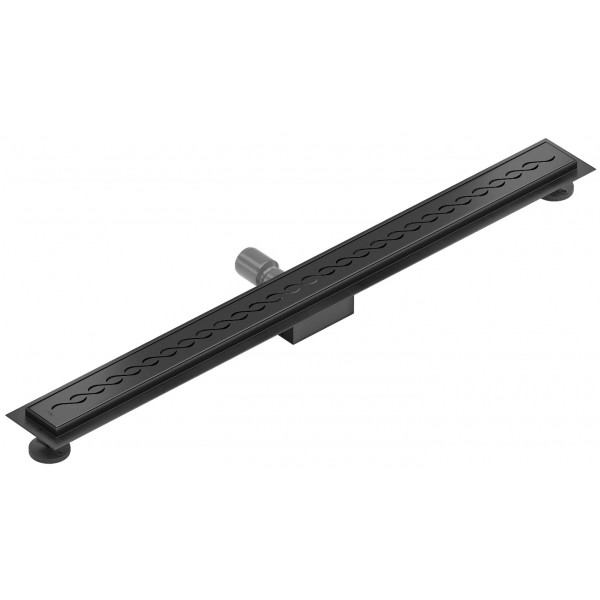 Трап для душу MEXEN FLAT 100 M18 BLACK чорний
