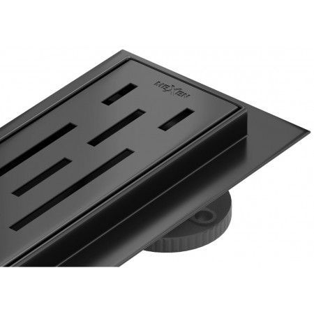 Трап для душу MEXEN FLAT 70 M01 BLACK 360° чорний