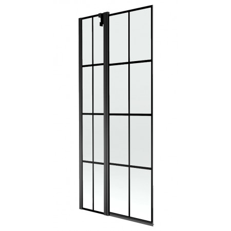 Шторка для ванни MEXEN FLIP-2 80 BLACK