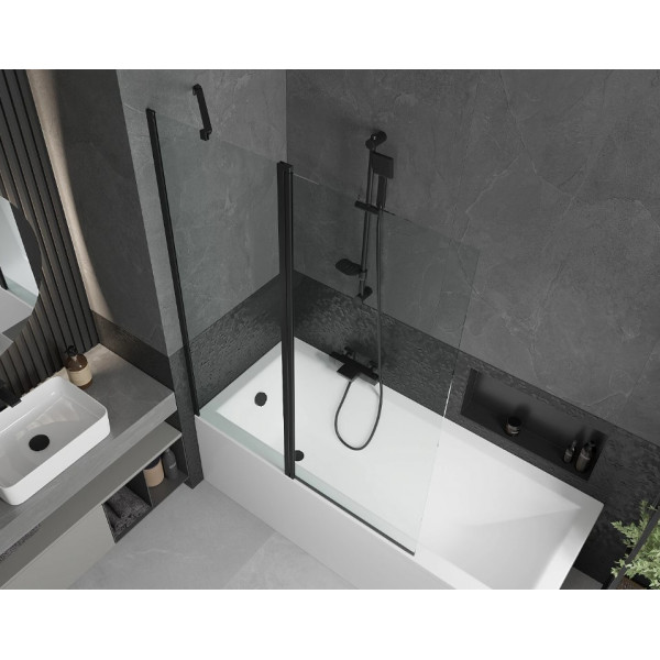 Шторка для ванни MEXEN FLIP 120 BLACK