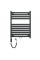 Сушка для рушників MEXEN URAN 80х60 ANTHRACITE 600W електрична