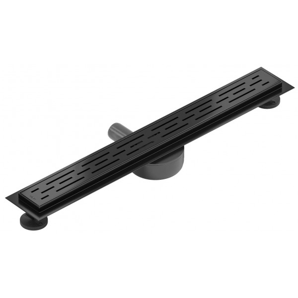 Трап для душу MEXEN FLAT 70 M01 BLACK 360° чорний