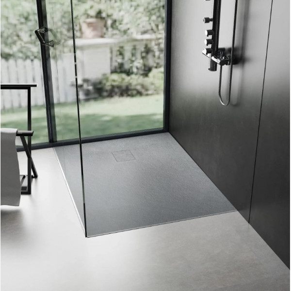 Душовий піддон REA MAGNUM 90x90 GREY