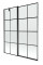 Шторка для ванни MEXEN FLIP-2 140 BLACK рухома