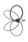 Рушникотримувач кільце REA 332915A MIST 05 BLACK