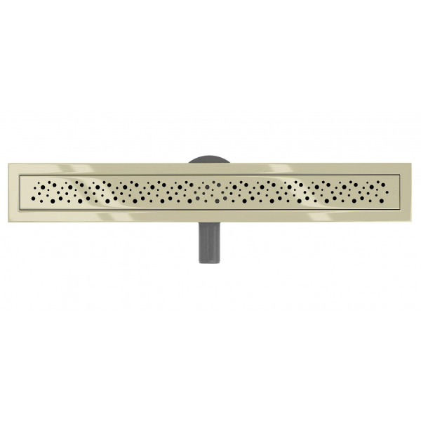 Трап для душу MEXEN FLAT 70 M12 GOLD 360 ° золотий