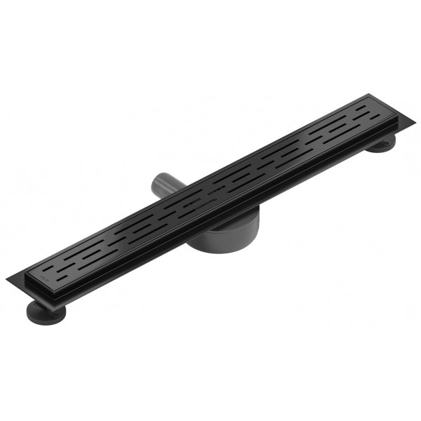 Трап для душу MEXEN FLAT 50 M01 BLACK 360° чорний