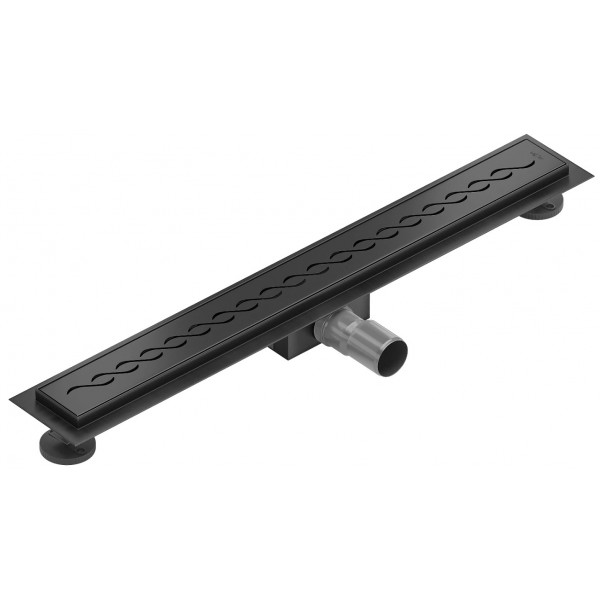 Трап для душу MEXEN FLAT 70 M18 BLACK чорний