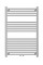 Сушка для рушників MEXEN MARS 90х60 CHROME водяна