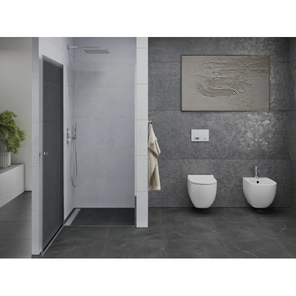 Душові двері MEXEN PRETORIA 70 GRAPHITE CHROME