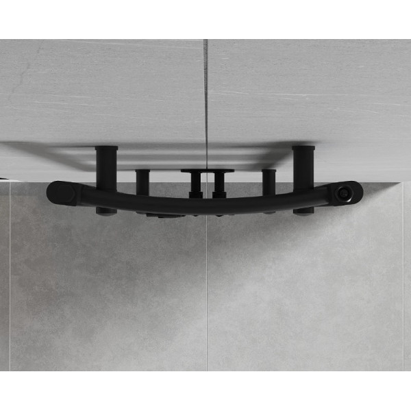Сушка для рушників MEXEN ARES 90х40 BLACK водяна