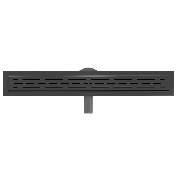 Трап для душу MEXEN FLAT 50 M01 BLACK 360° чорний