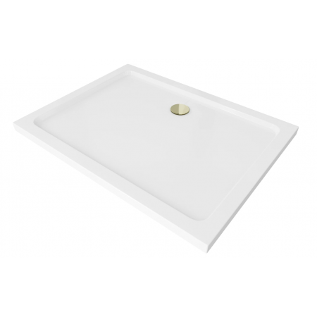 Душовий піддон MEXEN FLAT 110x70 WHITE-G