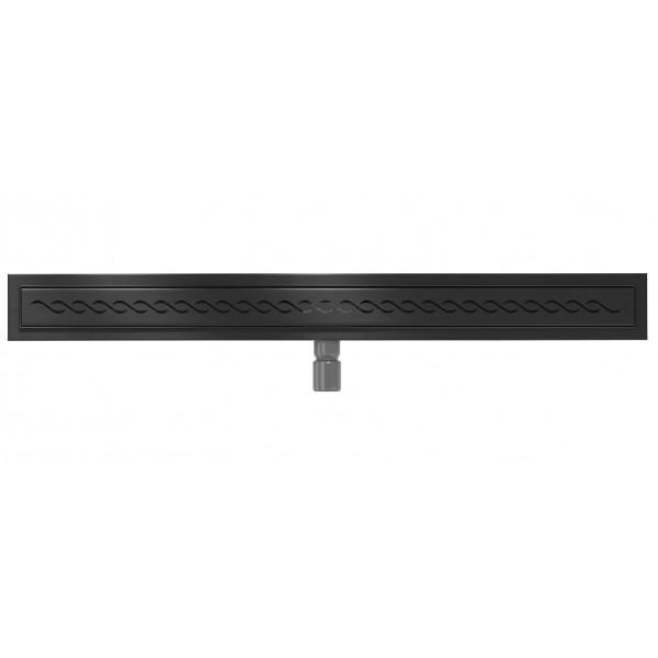 Трап для душу MEXEN FLAT 100 M18 BLACK чорний