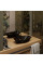 Умивальник (раковина) VBI VENEZIA S MARBLE BLACK MATT накладний
