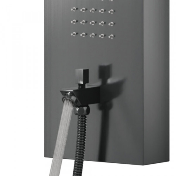 Душова панель CORSAN SAMSARA GRAPHITE GunMetal з виливом