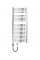 Сушка для рушників MEXEN PLUTON 120х50 CHROME 600W електричний