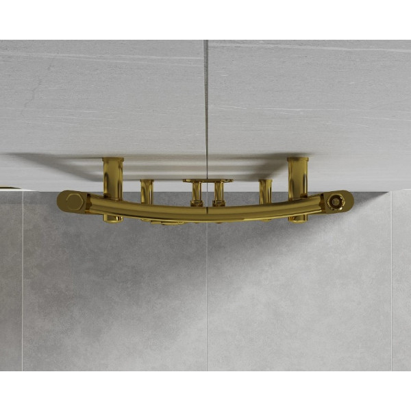Сушка для рушників MEXEN ARES 120х40 GOLD водяна