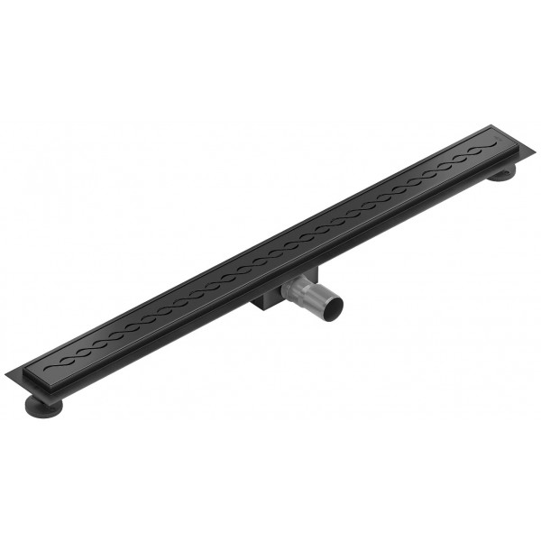 Трап для душу MEXEN FLAT 100 M18 BLACK чорний