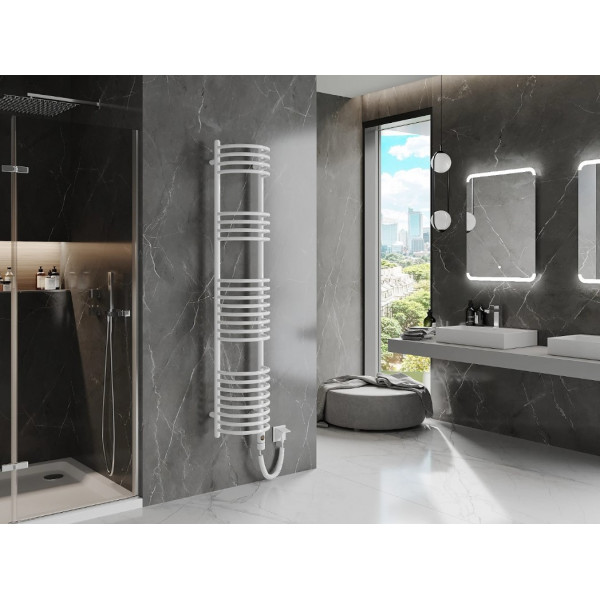 Сушка для рушників MEXEN EROS 160х31 WHITE 600W електрична