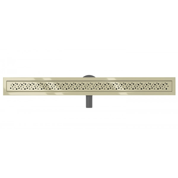 Трап для душу MEXEN FLAT 80 M12 GOLD 360 ° золотий