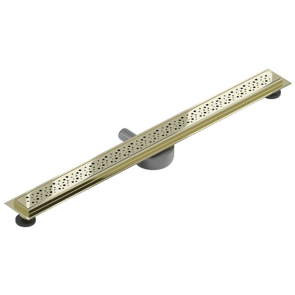 Трап для душу MEXEN FLAT 80 M12 GOLD 360 ° золотий