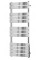 Сушка для рушників MEXEN CERES 120х50 CHROME водяна